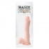 Basix Rubber Works 12 inches Dong Suction Cup Beige - Pipedream