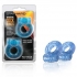 Stay Hard Vibrating Cock Ring 2 Pack Blue - Blush