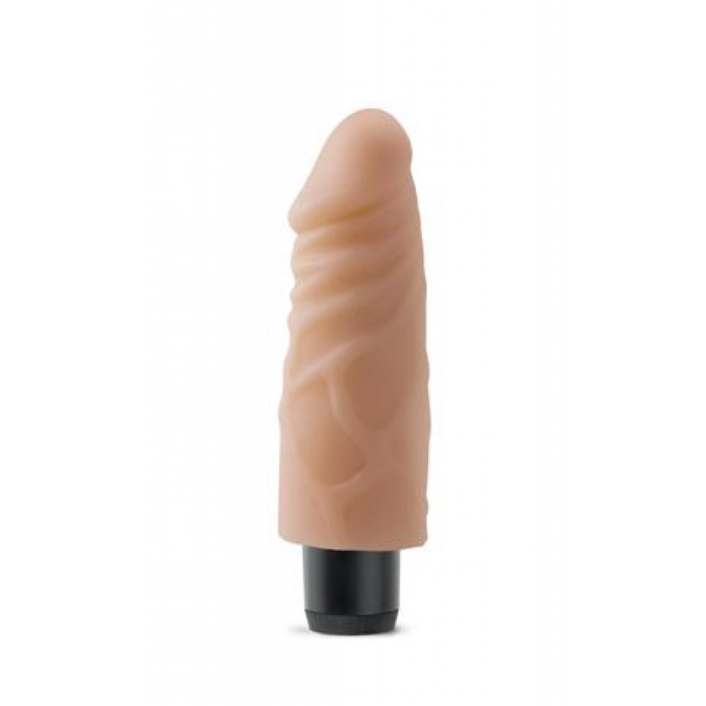 Real Feel Lifelike Toyz No 4 Beige Vibrating Dildo - Pipedream