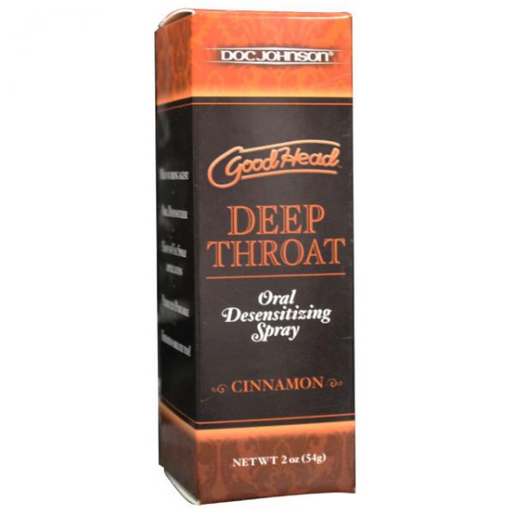 Goodhead Deep Throat Spray - Sexy Cinnamon 2oz