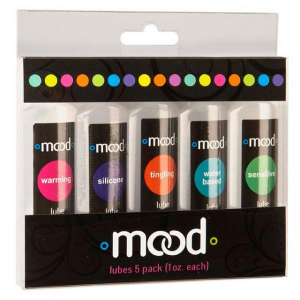 Mood Lube 5 Pack - 1 Ounce Bottles