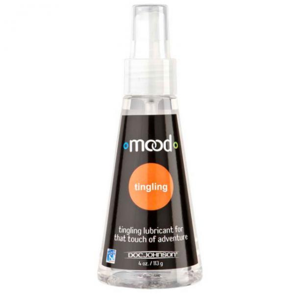 Mood Lube 4 Oz Tingling - Water-Based Pleasure Enhancer