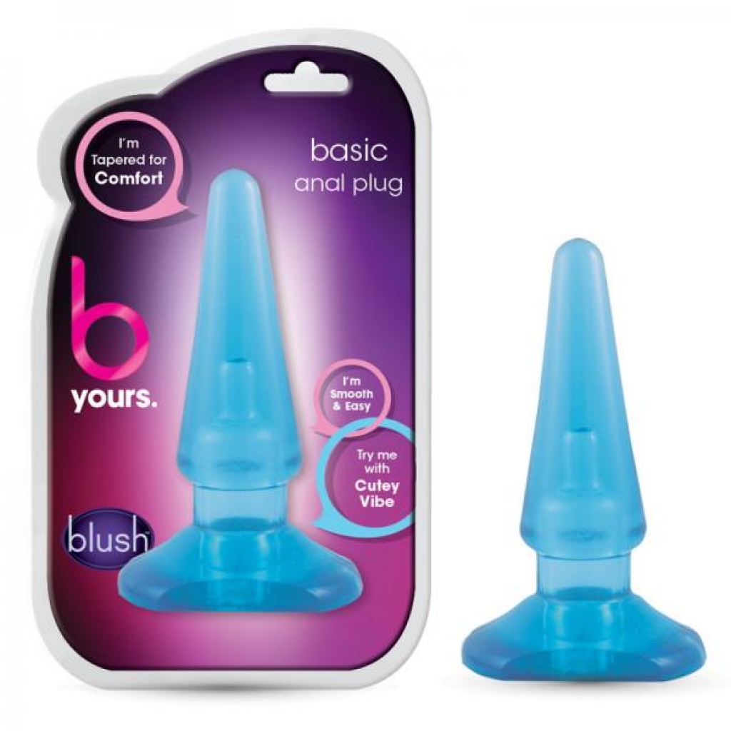 Blush Sassy Anal Plug - Beginner's Delight in Blue