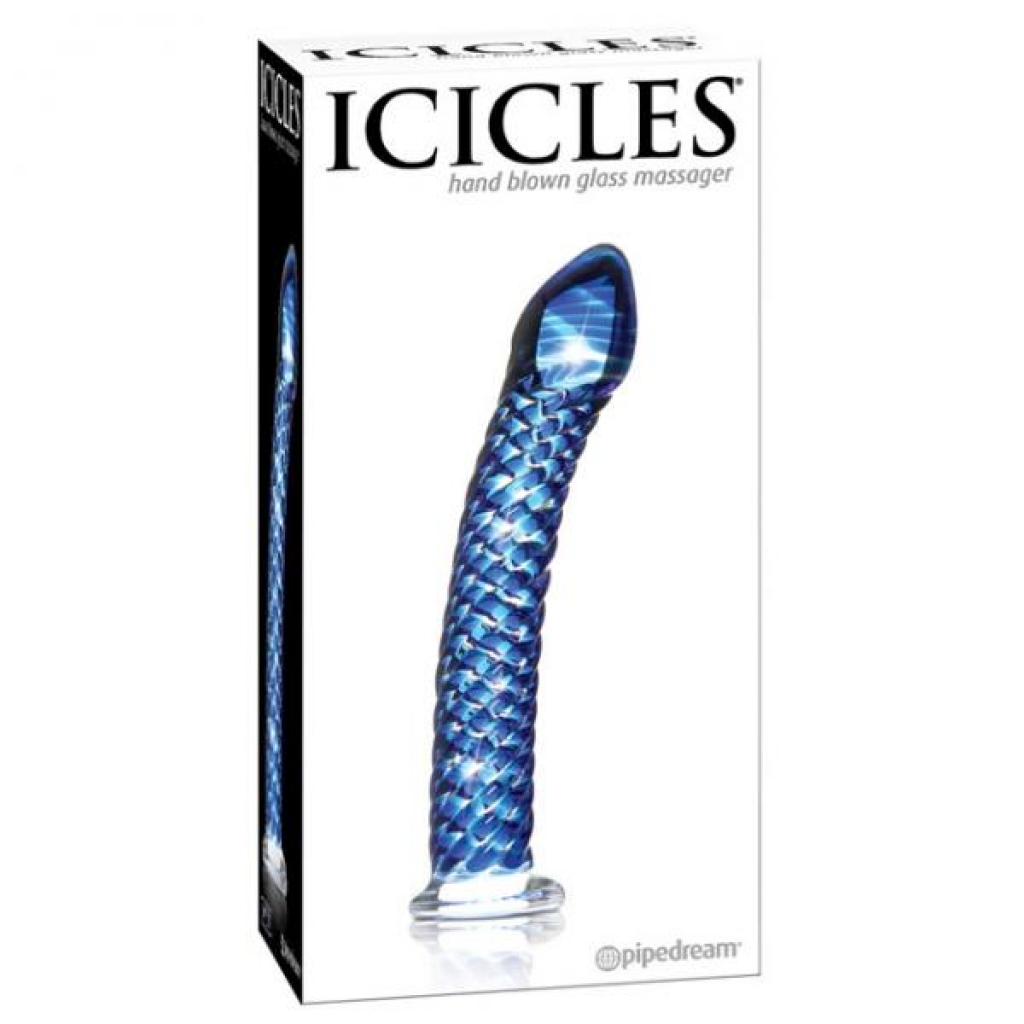 Icicles No 29 Textured Glass Dildo  - Pipedream