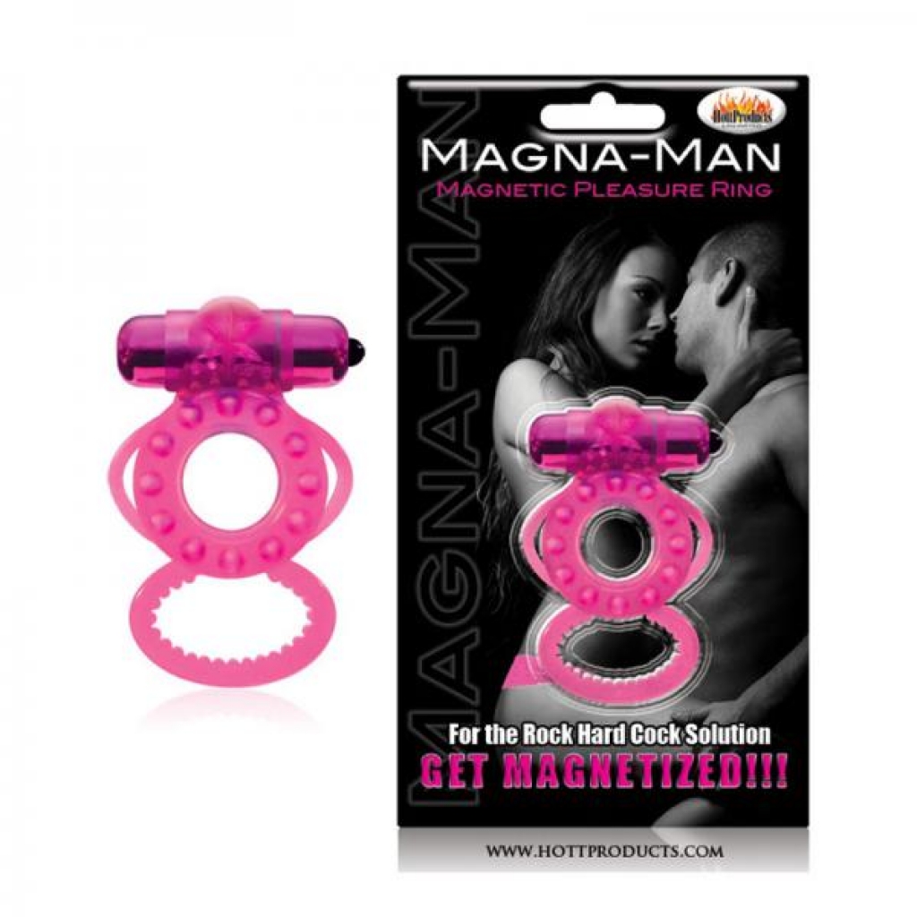 Magna Man Magnetic Ring Magenta - Hott Products