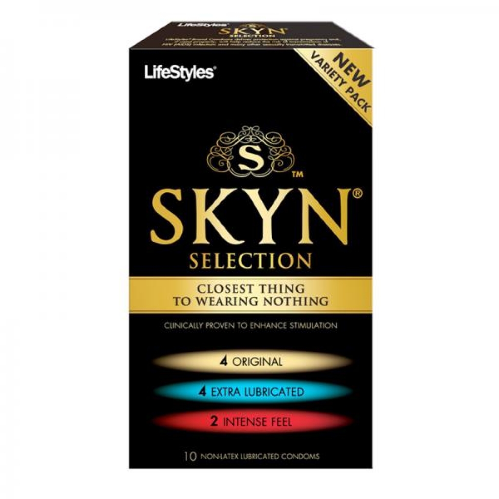 Lifestyles Skyn Selection Non Latex Condoms 10 Pack - Paradise Marketing