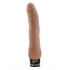 Miguel Dual Density Brown Vibrating Dildo - Blush