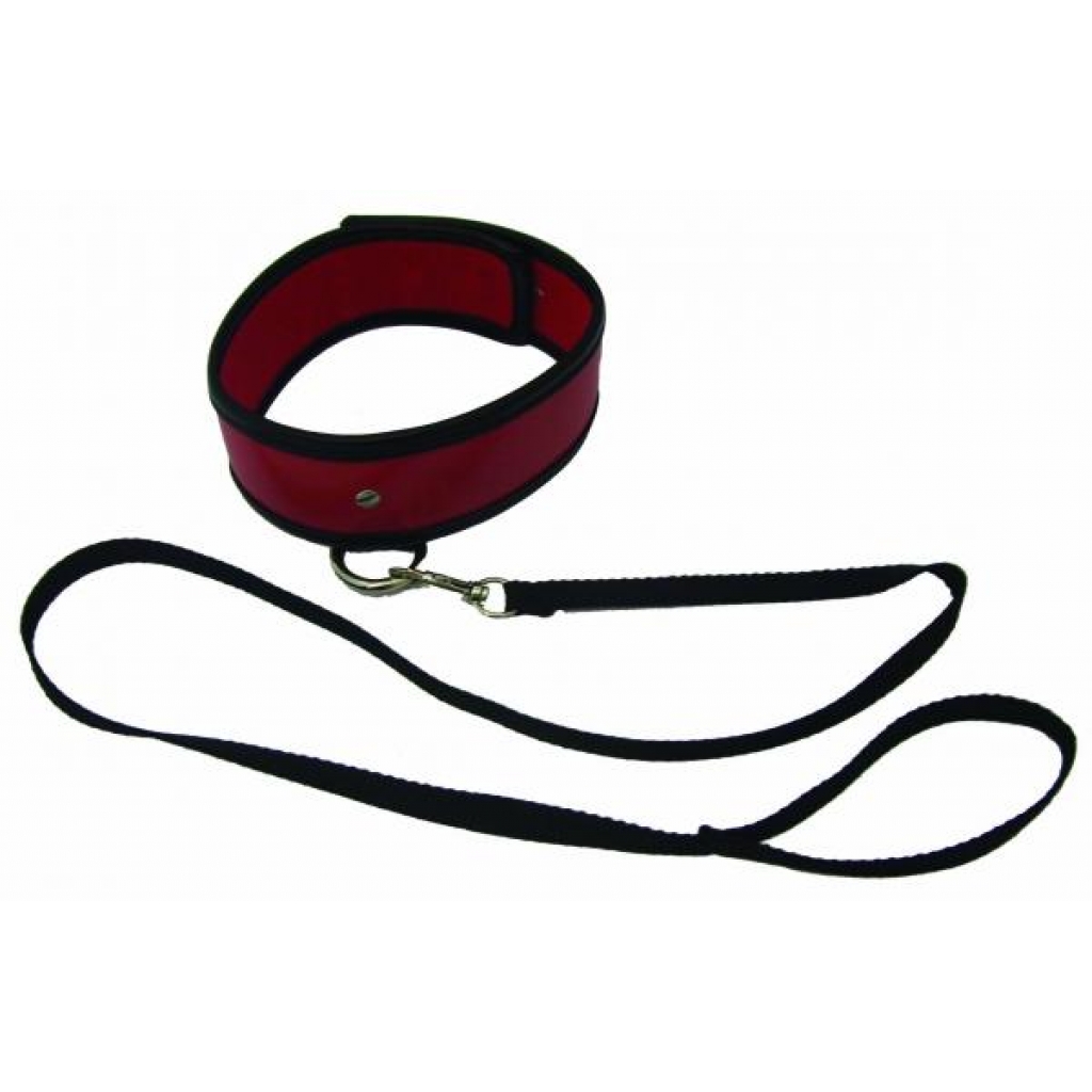 Sex & Mischief Red Leash and Collar - Sportsheets