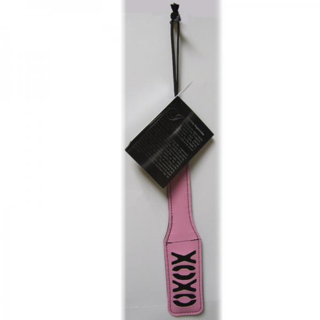 Sex And Mischief XOXO Paddle Pink 12 Inches - Sportsheets