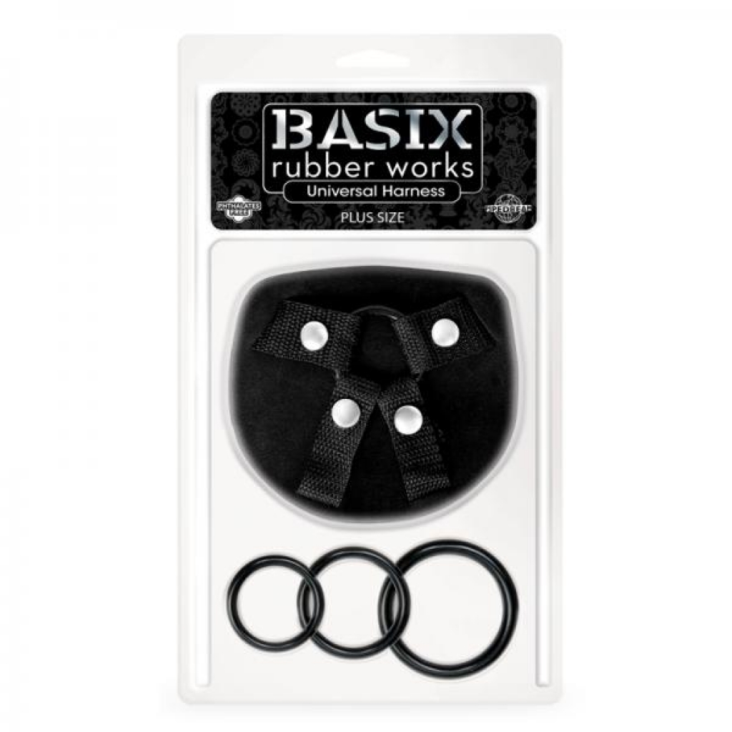 Basix Rubber Works - Universal Harness - Plus Size - Pipedream