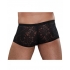 Male Power Stretch Lace Mini Shorts for Stylish Seduction