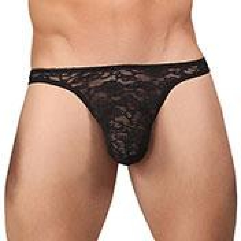 Bong Thong Stretch Lace - Black