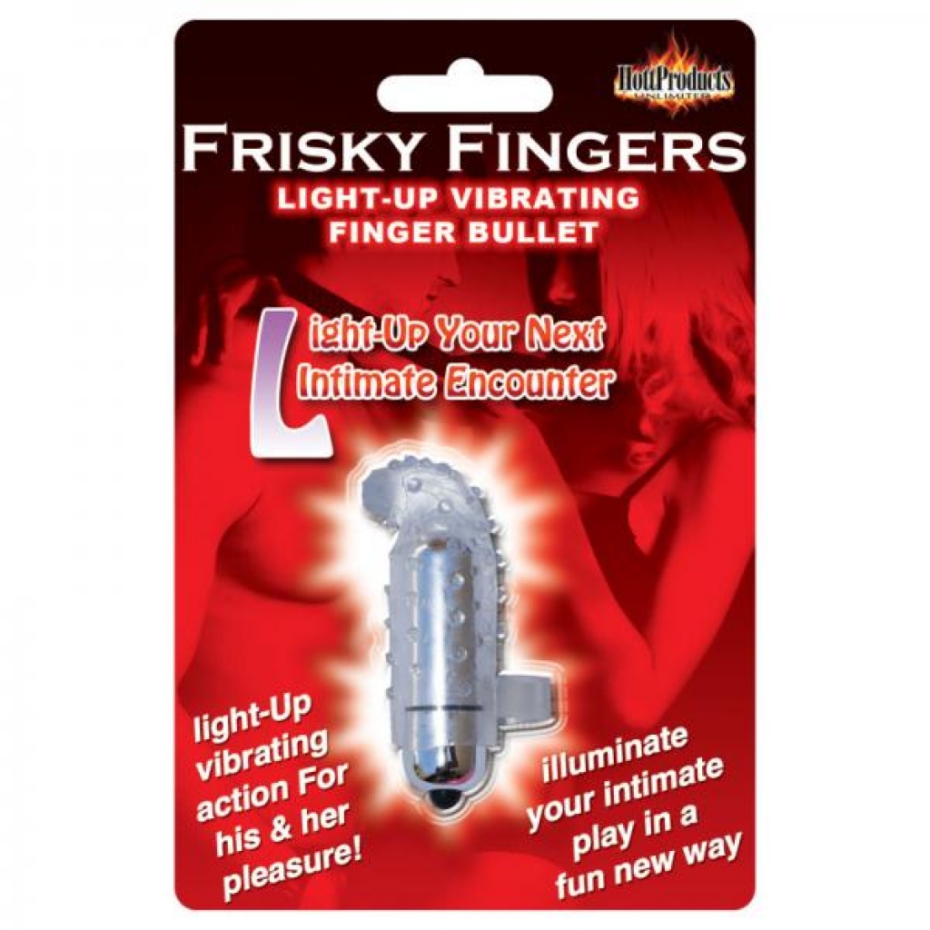 Light Up Frisky Finger - Clear. - Hott Products