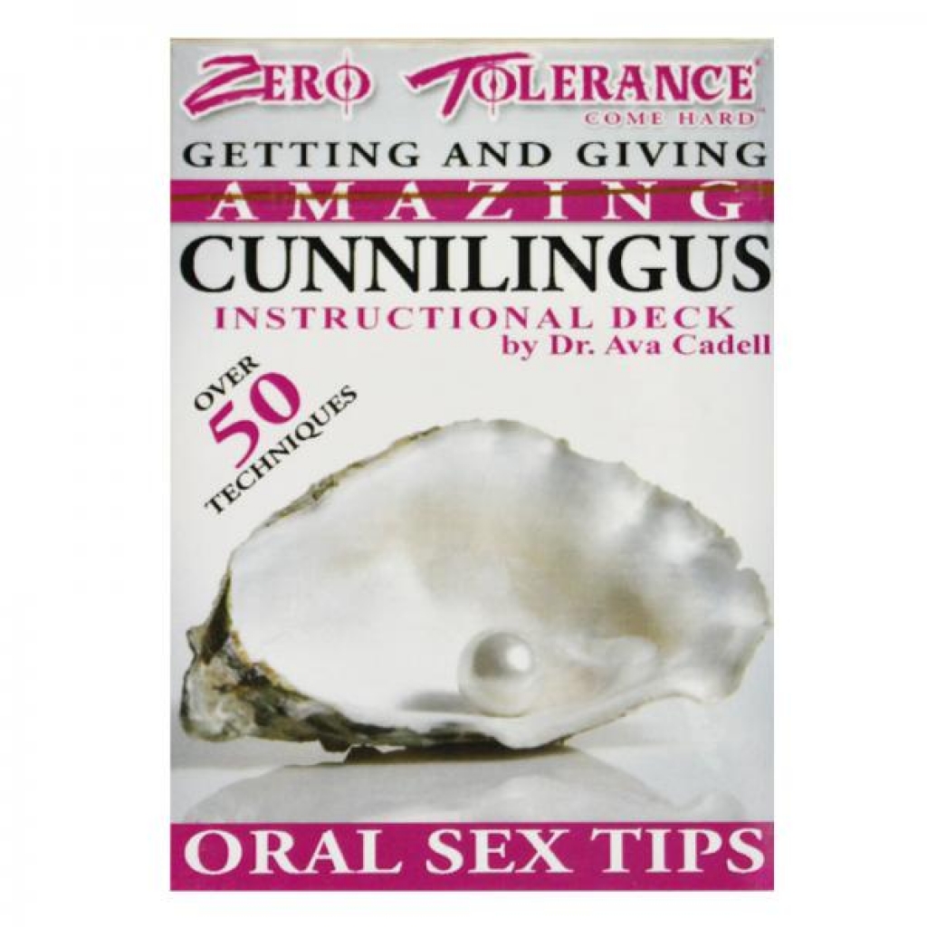 Zero Tolerance Getting & Giving Cunnilingus Cards - Zero Tolerance