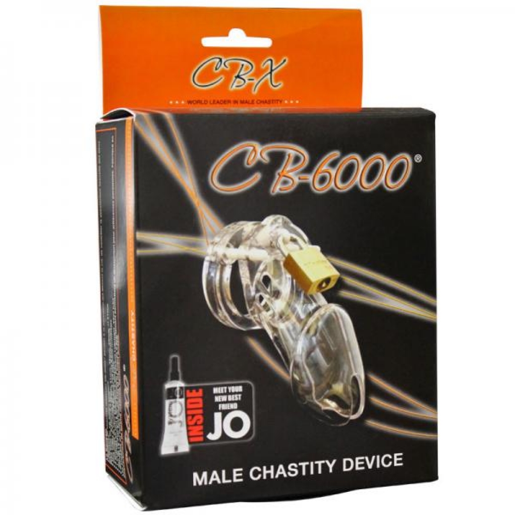 CB-6000 Clear Male Chastity - Control & Security