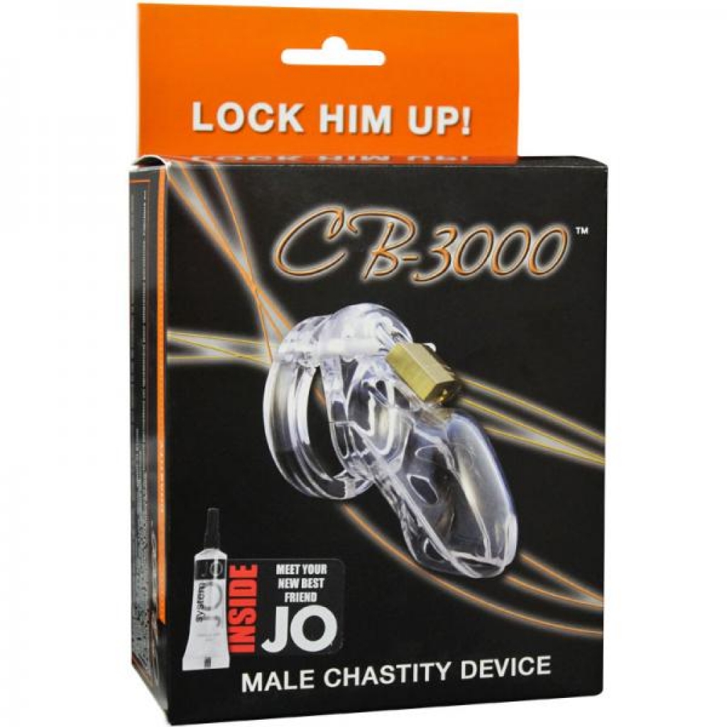 CB-3000 Clear Male Chastity Device