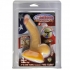 All American 4 Inches Curved Dong with Balls - Beige