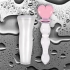 Crystal Heart Of Glass Wand and Vase - Pink - Ns Novelties