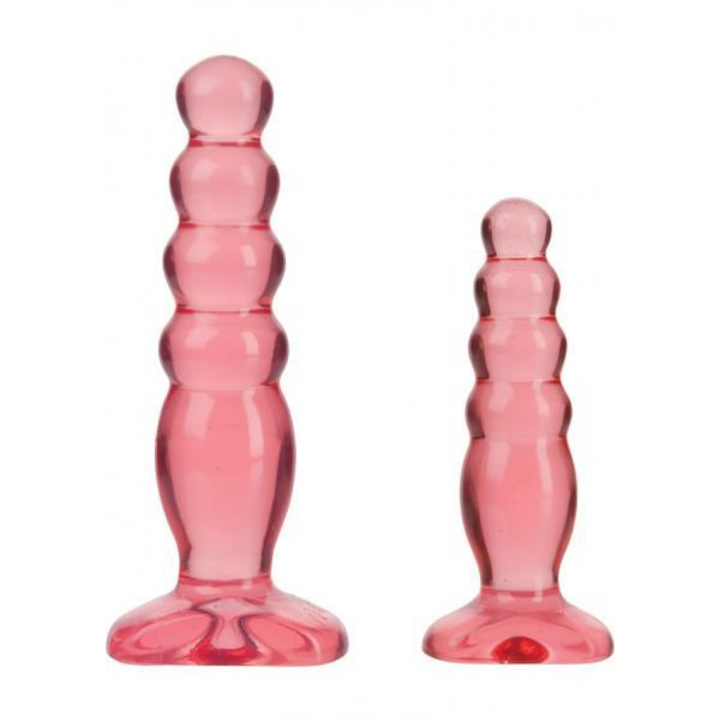 Crystal Jellies Anal Delight Trainer Kit Pink - Doc Johnson