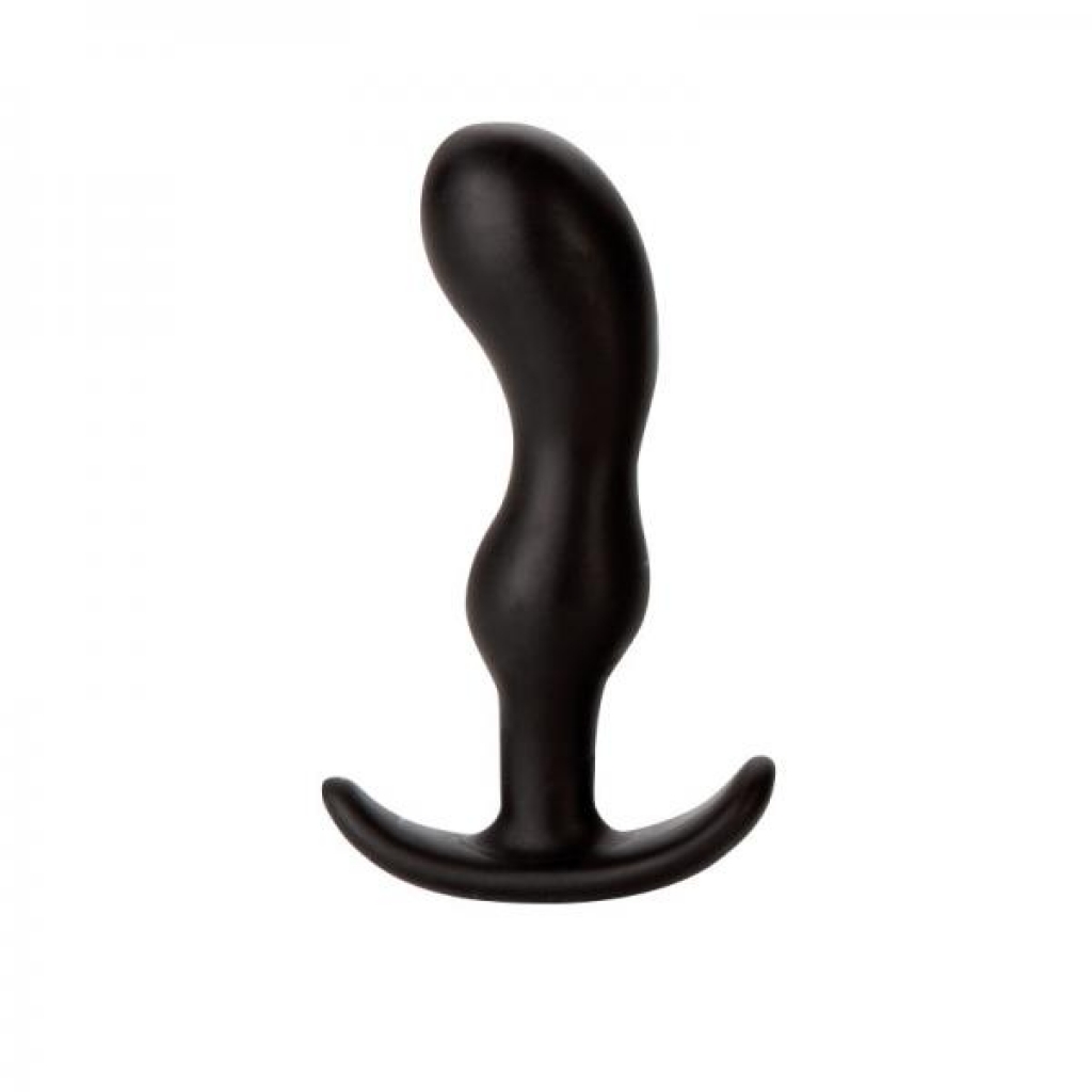 Mood - Naughty 2 - Medium Black Silicone Butt Plug - Doc Johnson