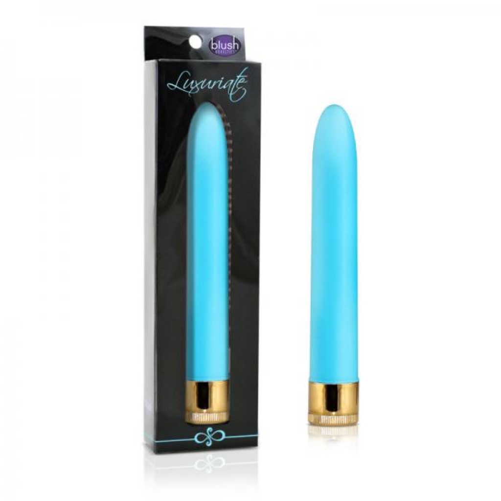 Blush Luxuriate Vibrator - Blue