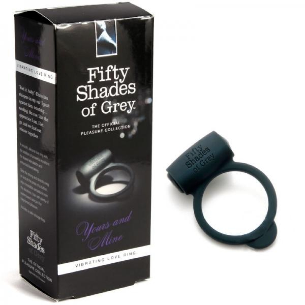 Fifty Shades Yours & Mine Vibrating Love Ring - Amplified Pleasure