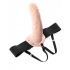 Hollow Strap On 8 inch Dildo - Beige - Pipedream