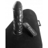 Inflatable Luv Log with Remote Control - Vibrating Dildo - Black