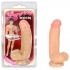 The Pizza Boy Dildo with Suction Cup in Beige