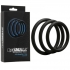 Optimale 3 Silicone C-Ring Set Thin Black - Doc Johnson