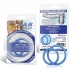 C & B Gear Silicone Cock Ring Set - Blue