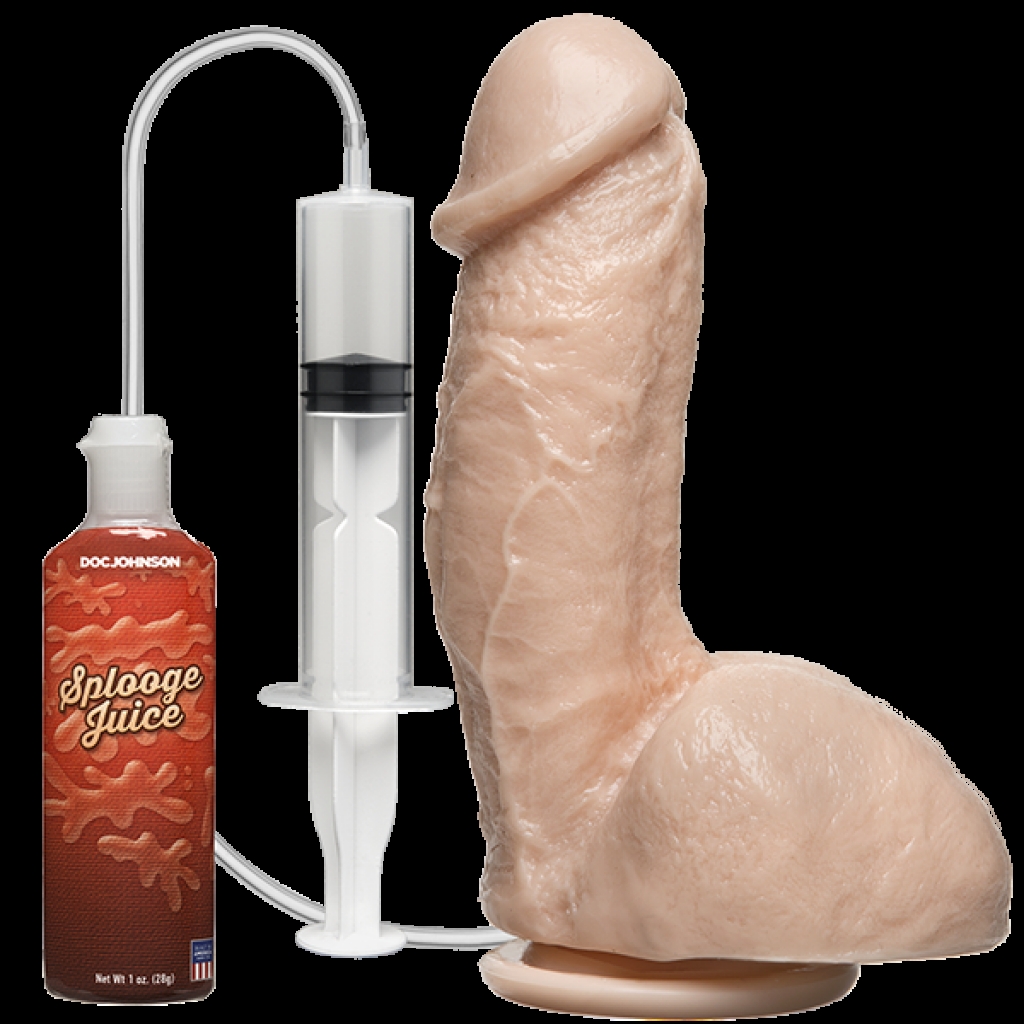 The Amazing Squirting Realistic Cock Beige - Doc Johnson