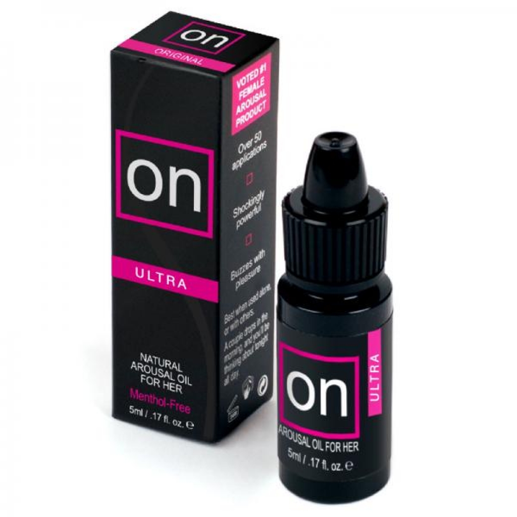 On Natural Arousal Oil For Her Ultra 5ml Bottle - Sensuva