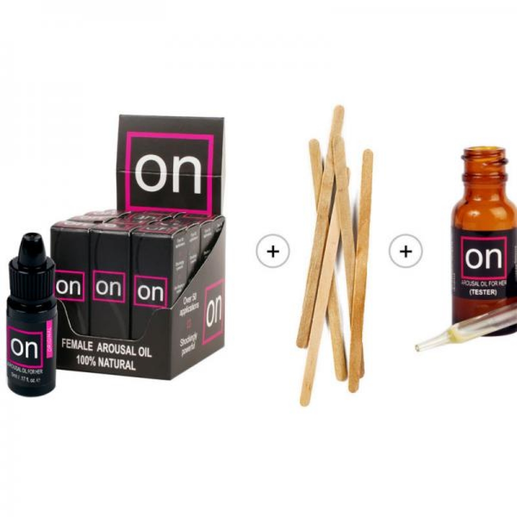 On Natural Arousal Oil For Her Ultra Refill Kit (12 Bottles) - Sensuva