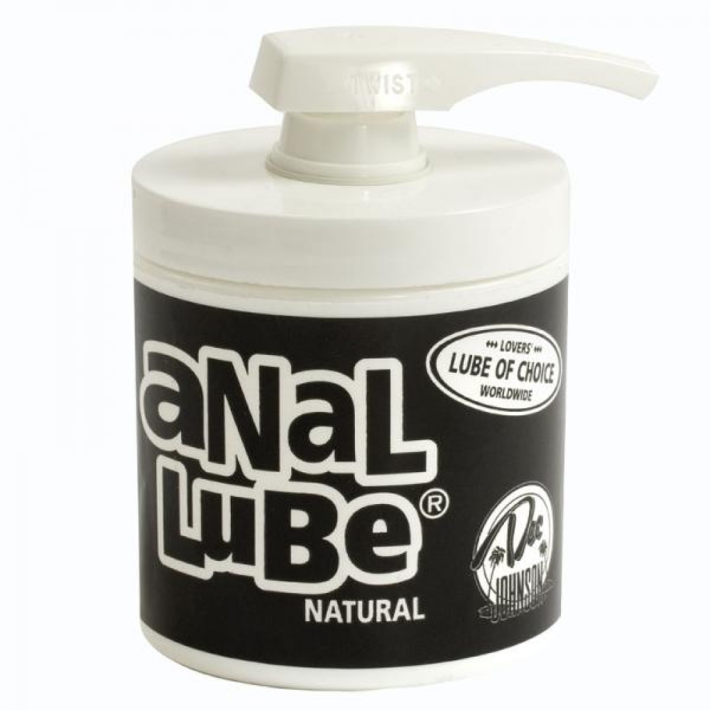 Anal Glide Natural Lubricant 4.5oz Pump  - Doc Johnson