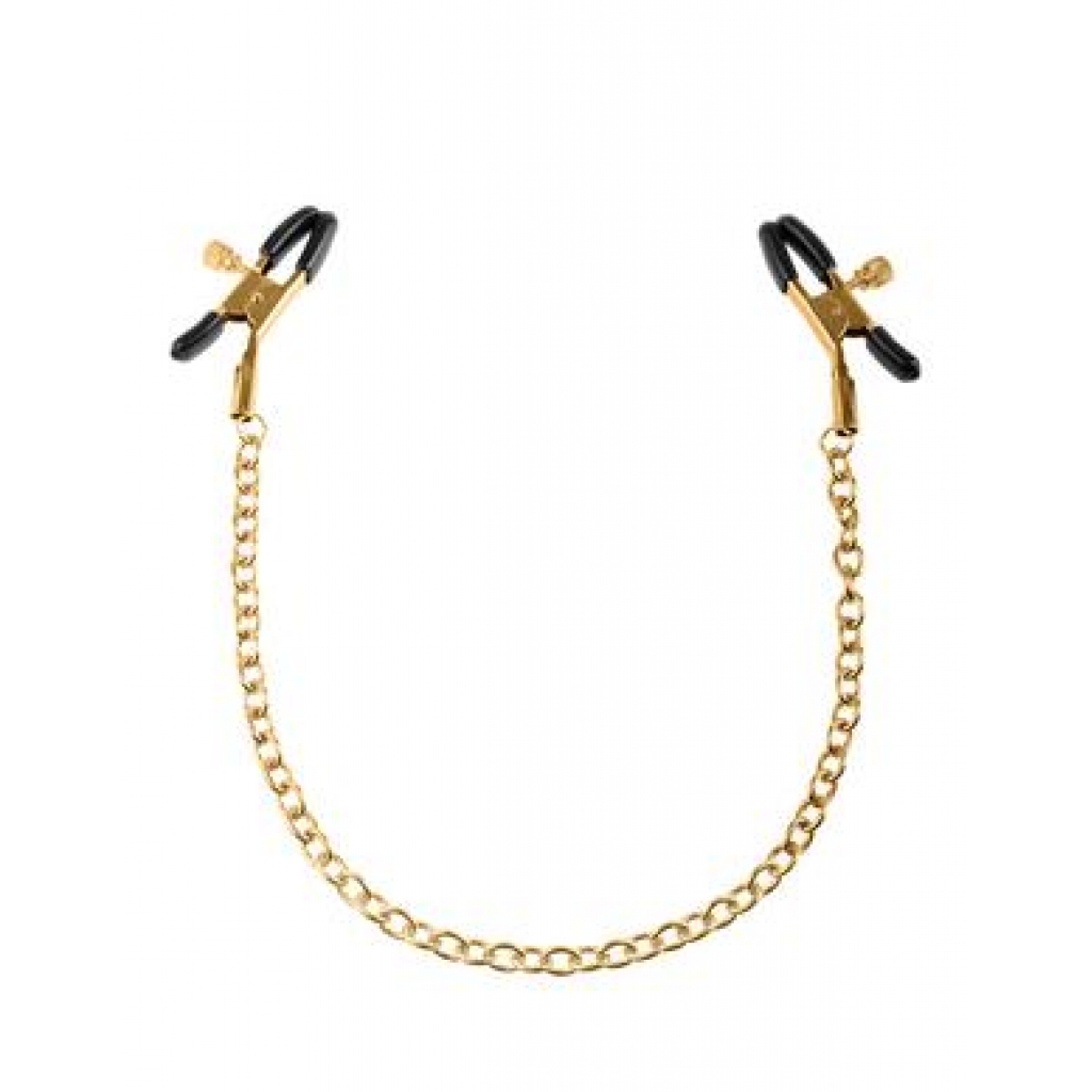 Fetish Fantasy Gold Chain Nipple Clamps - Pipedream