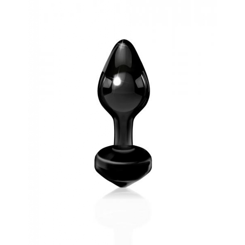 Icicles No. 44 Black Glass Butt Plug - Pipedream