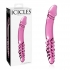 Icicles No 57 Glass Double Dildo Pink - Pipedream