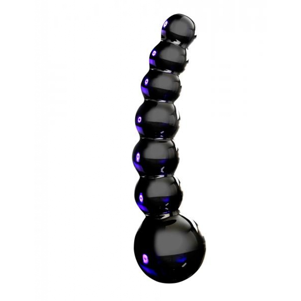 Icicles No 66 Glass Massager Black - Pipedream