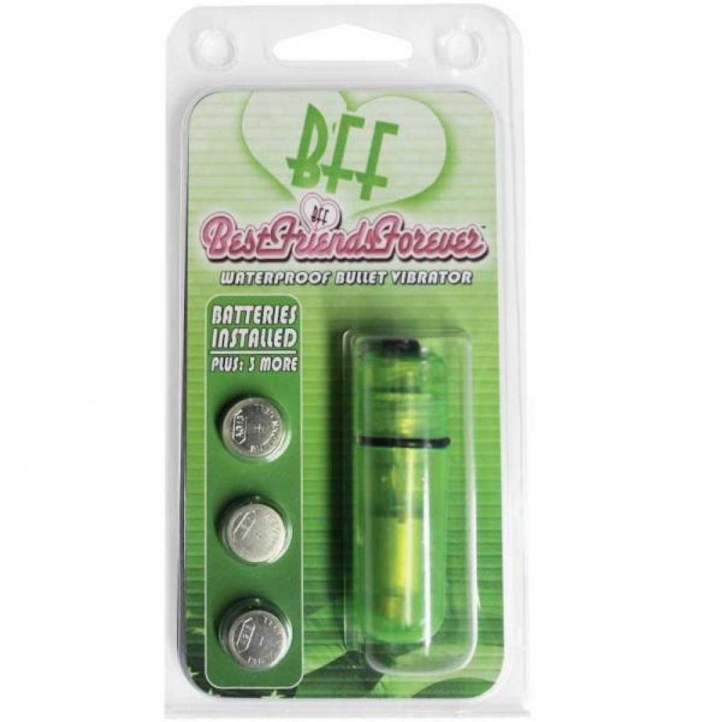 BFF Waterproof Clitoral Vibrator - Green