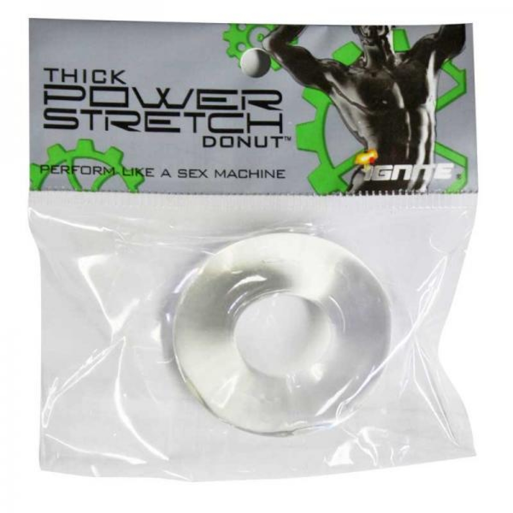 Thick Power Stretch Donut Ring Clear - Si Novelties