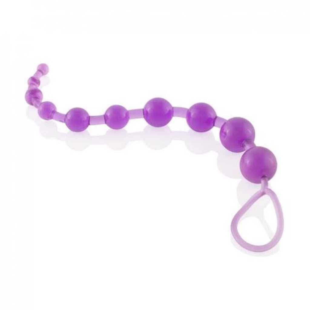 Assential Anal Beads 10 Purple - Si Novelties