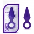 Candy Rimmer Medium Silicone Butt Plug - Purple