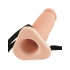 8-Inch Silicone Hollow Extension - Beige