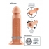 8-Inch Silicone Hollow Extension - Beige