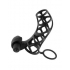 Extreme Silicone Power Cage: Erection Enhancer - Black