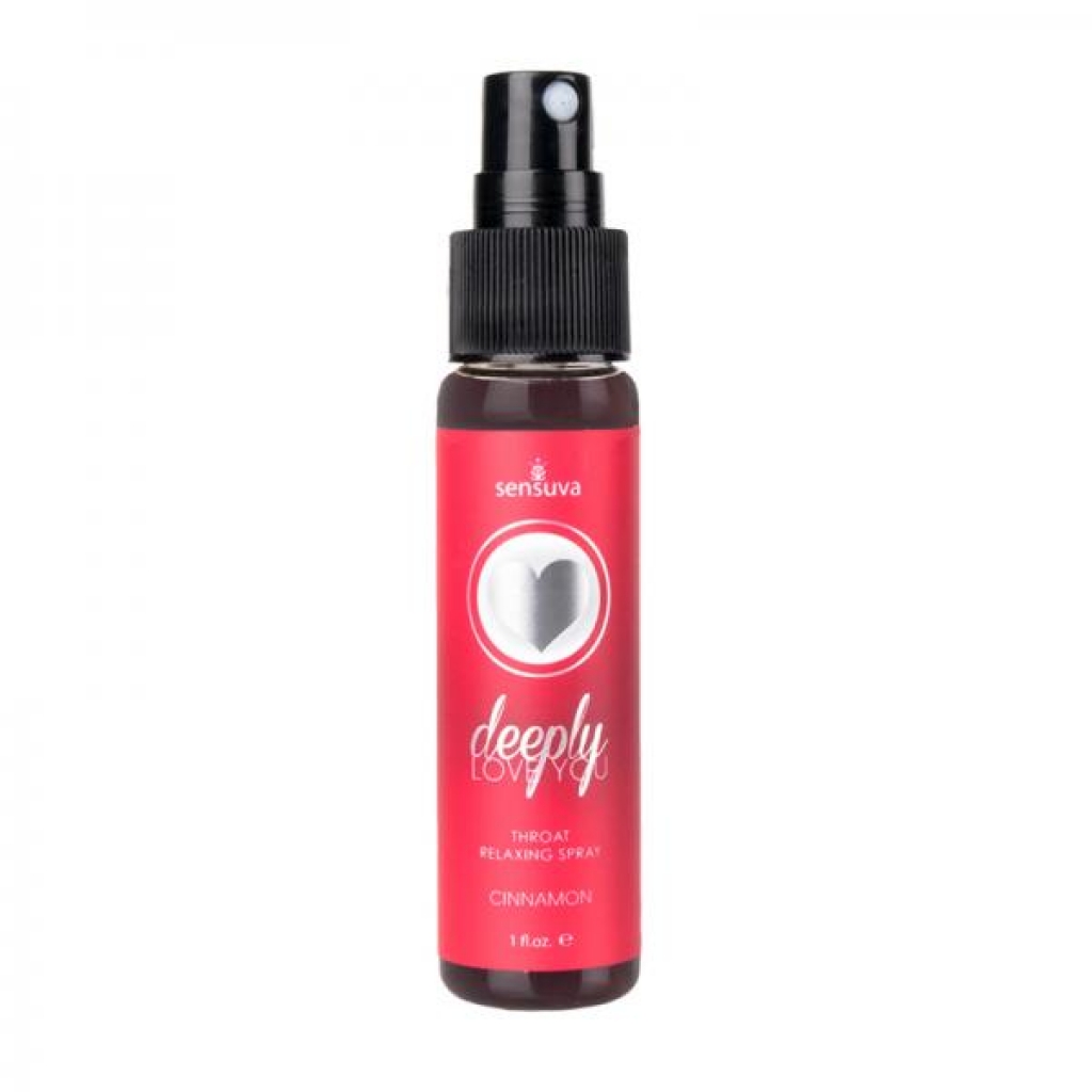 Deeply Love You Throat Relaxing Spray Cinnamon 1oz - Sensuva