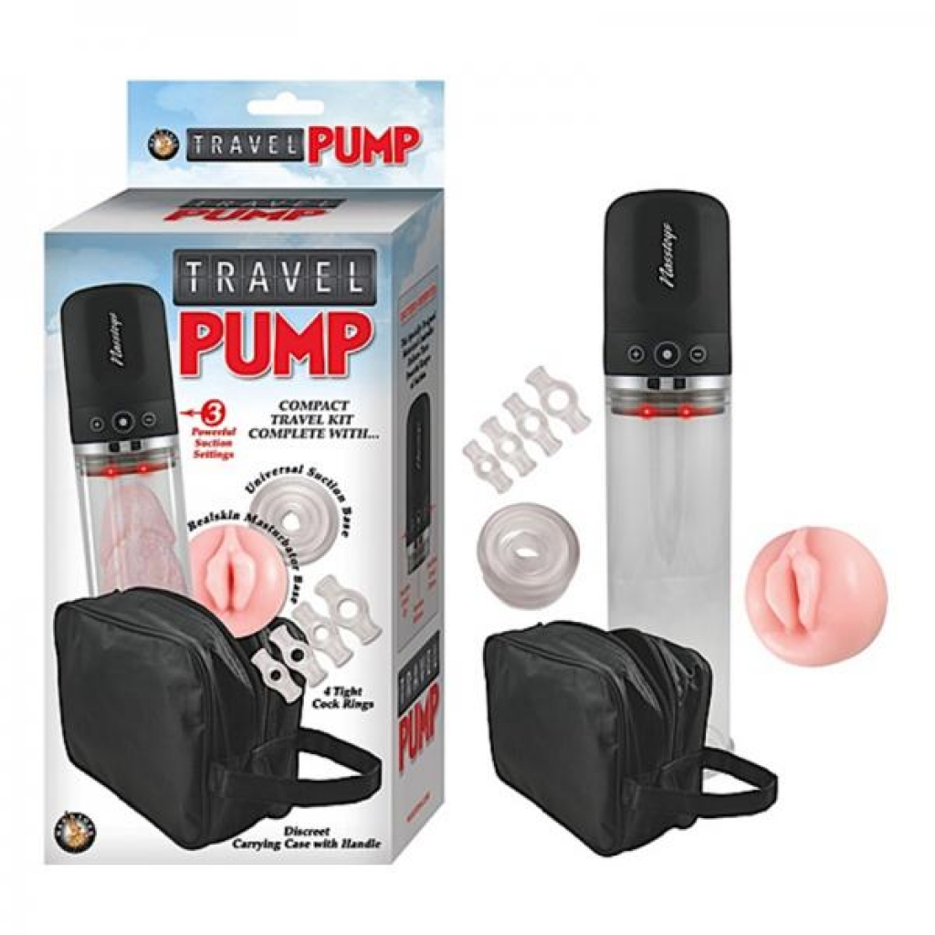 Travel Pump Three Speed Kit Clear - Nasstoys