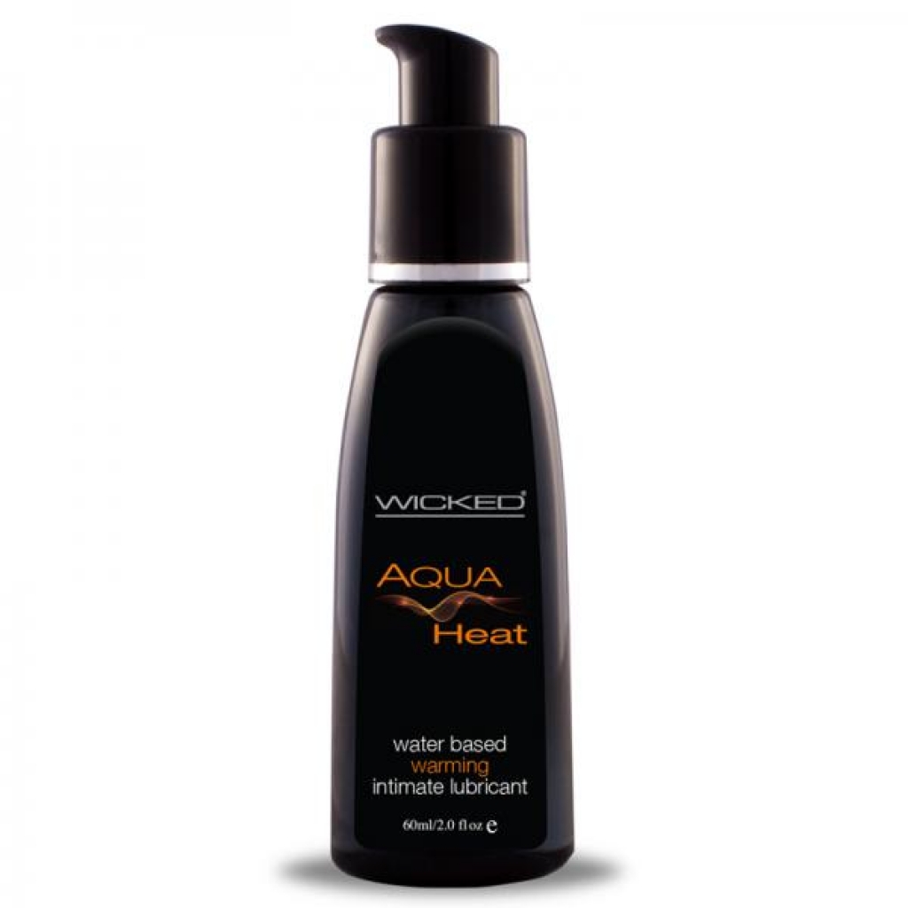 Wicked Aqua Heat Waterbased Warming Sensation Lubricant 2oz. - Wicked