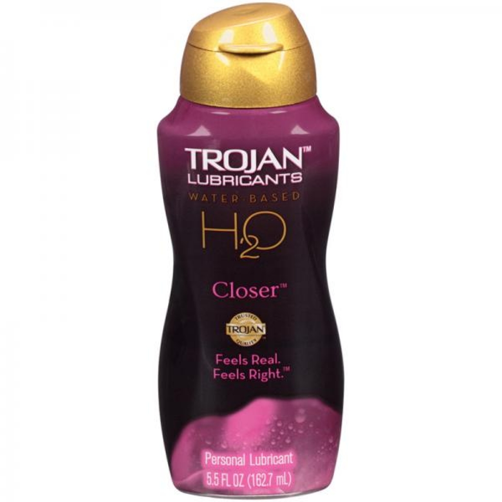 Trojan Lubricants H2o Closer  5.5oz. - Paradise Marketing